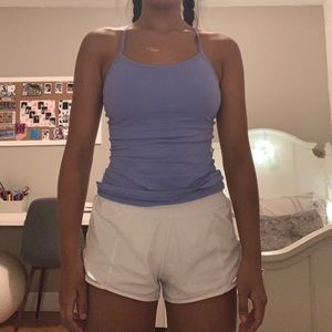 Lululemon Ivivva tank girls 14 periwinkle EUC